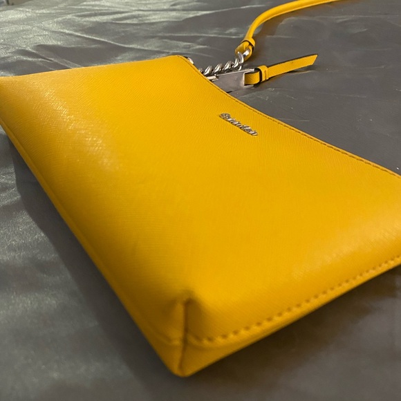 Calvin Klein Handbag - Small Bright Yellow Bag - Picture 10 of 12